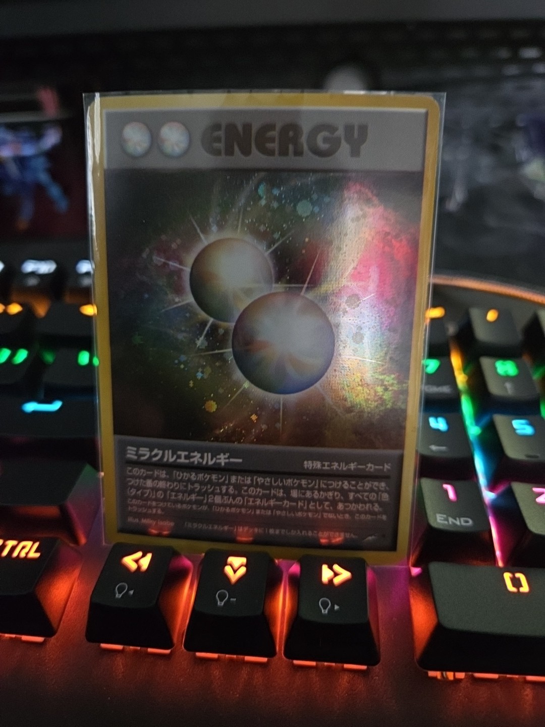 Pokemon darkness and to light Miracle Energy Holo Japanese NM