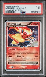 Infernape LV.X 121/130 Diamond & Pearl Ultra Rare Holo