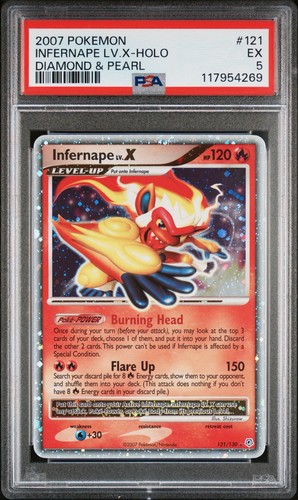 Infernape LV.X 121/130 Diamond & Pearl Ultra Rare Holo