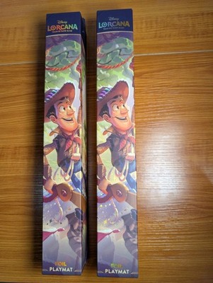 1 x Woody Toy Story Folie Lorcana Spielmatte. Disney Store Exclusive.