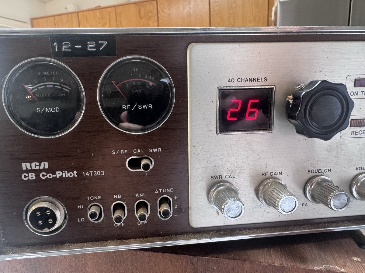 RCA Co-Pilot 14T303 40 Channel Base Station CB Vintage | eBay