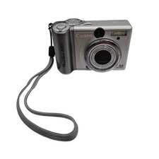 Canon PowerShot A80 4.0MP Digital Camera - Silver PARTS/REPAIR See Description