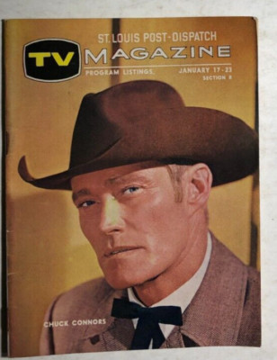 TV MAGAZINE St. Louis (MO) Post-Dispatch January 17, 1965 Chuck Connors