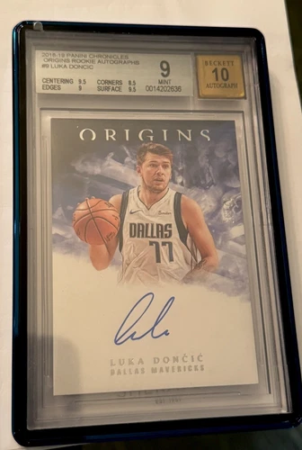 2018 Panini Luka Doncic origins Rookie Auto #9 🔥 32/99 ON CARD auto