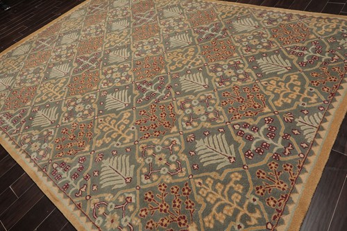 LoomBloom Multi Sizes Celadon Hand Tufted Traditional Wool Oriental Area Rug - Picture 19 of 24