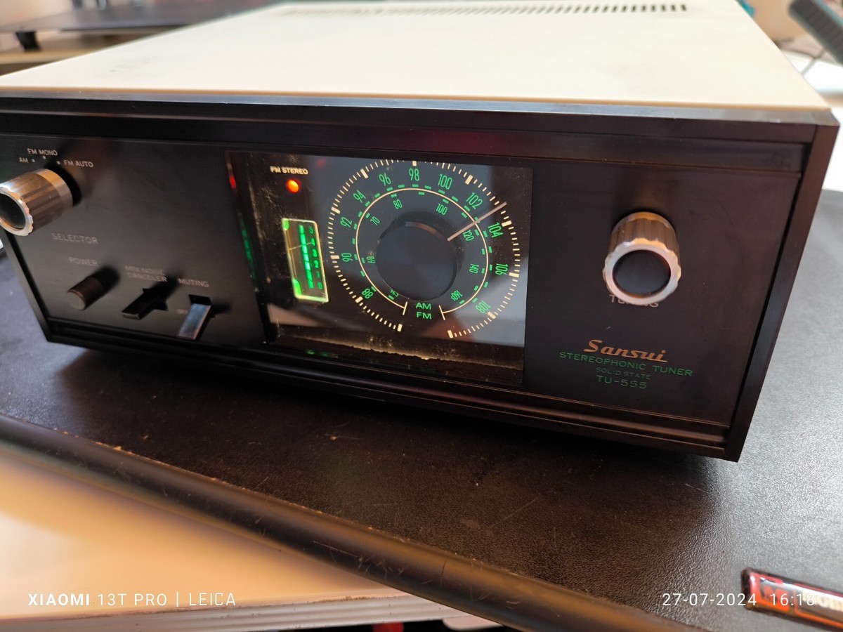 Sansui TU-555 Solid State Stereophonic Tuner (1968-71) | eBay