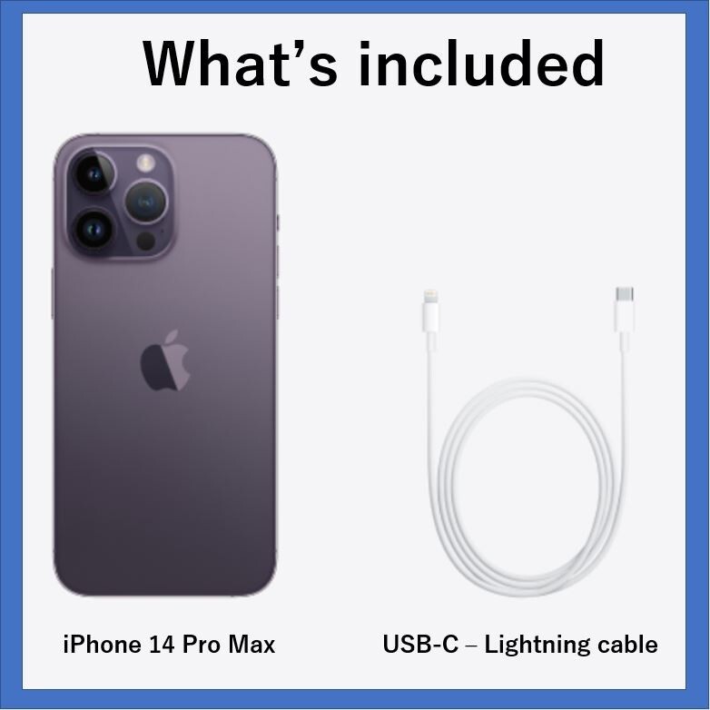 Apple iPhone 14 Pro Max Deep Purple A16 256GB Factory Unlocked New