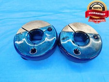 1.062 12 UNS 3A THREAD RING GAGES 1.0620 GO NO GO P.D.'S = 1.0079 & 1.0037 CHECK