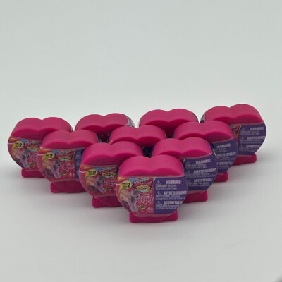   My Little Pony Series 2 Squishy Pops Set Of 10 Heart Mystery Capsules NEW  