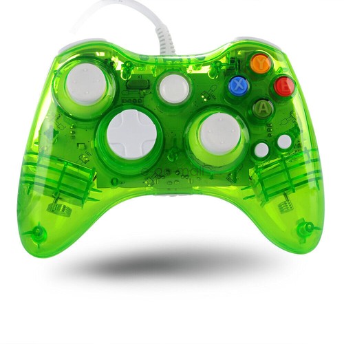 Glow Xbox 360 Wired Controller Joystick for Xbox 360 & PC Windows 11/10/8/7 - Picture 2 of 29