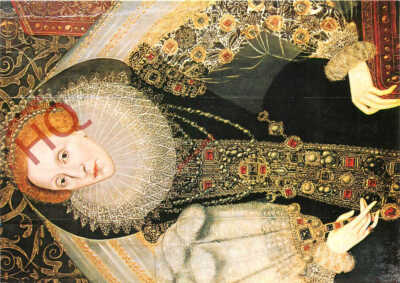 Bild Postkarte:: KÖNIGIN ELIZABETH I, VON GHEERARDT