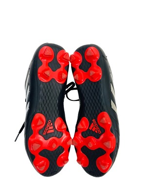 Adidas Mens Goletto VIII FG J Sz 7.5 Black Soccer Shoes GX7793