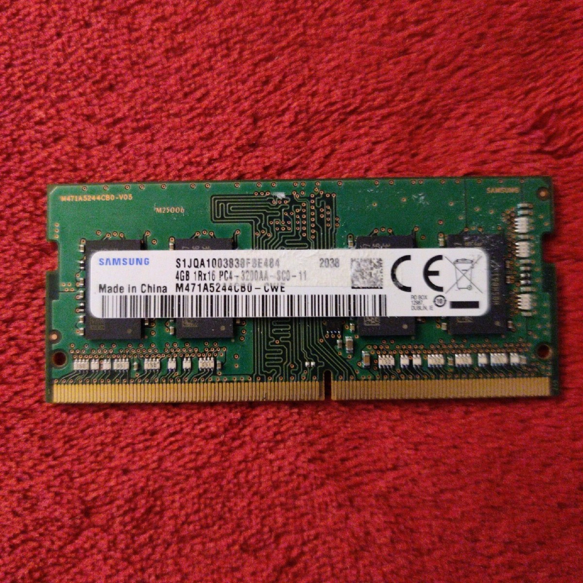 SAMSUNG 4GB 1R×16 PC4-2400T×204枚 Refurbished: Samsung 4GB DDR4 1Rx16 PC4-2400T-UC0-11