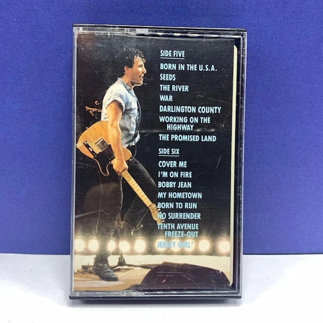 Cassette tape music song vtg Bruce Springsteen E street band Live 1975-85 rock 3 Foto 2 de 4