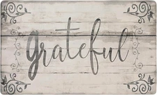 Home Dynamix Cozy Living Grateful Floral Runner Anti-Fatigue Kitchen Mat, Non-Sl