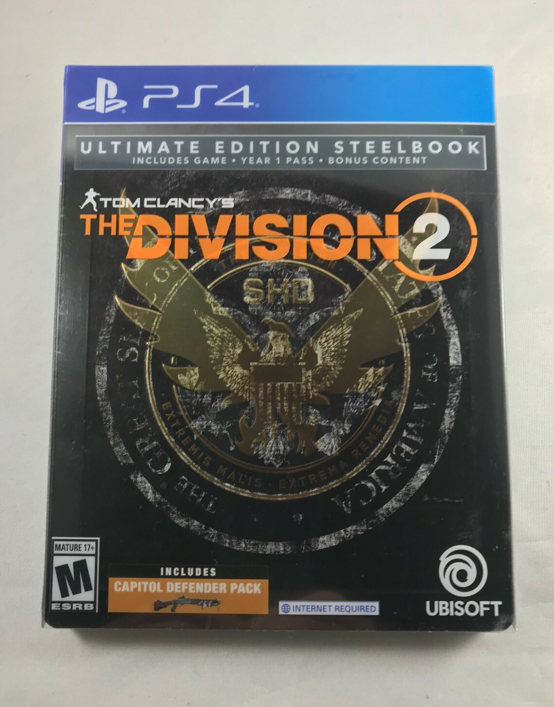 Tom Clancy S The Division 2 Ultimate Edition Year 1 Steelbook Package Ps4 New For Sale Online