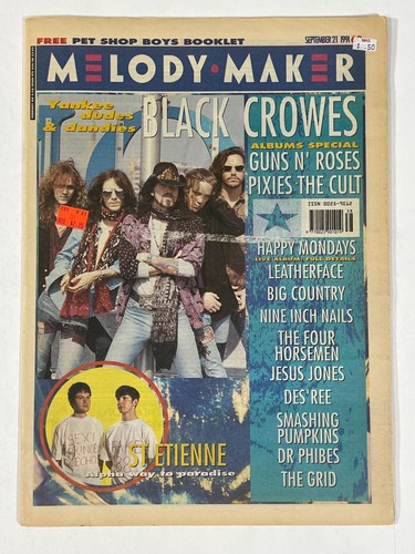 3 Melody Maker Mags 90 & 91 London Music Scene Black Crowes Prince Grateful Dead - Picture 18 of 24