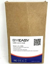 Byeasy USB 3.0/C Hub USB/UBS-C with 4 Ports Transfer Speed 5GB UH-109D NOB