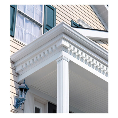 #ad #ad Mid America Vinyl Square Tooth Dentil Trim Carton of 8 4 Foot Pieces In Stock... $261.99