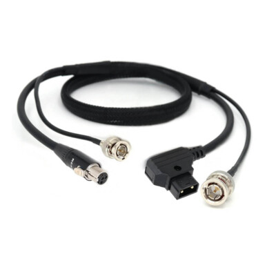 DTAP to ta4f 4pin female for TVLOGIC 058 056 F-5A/10A F-7HS & SDI camera monitor