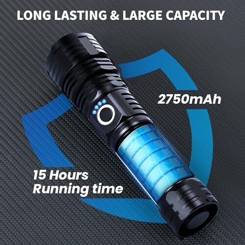 Lylting LED Flashlights High Lumens Rechargeable, 900,000 Lumens