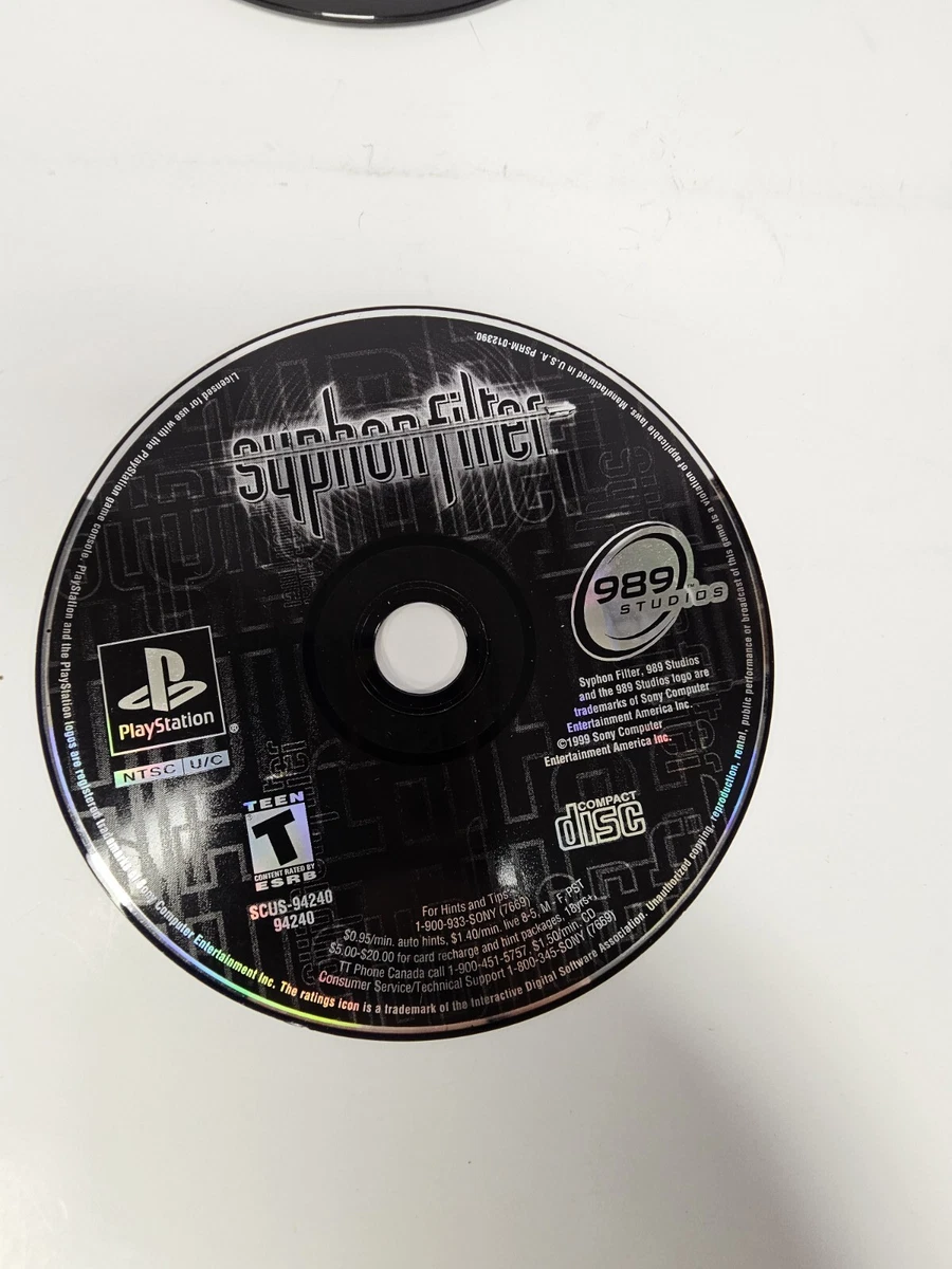 Jeu PS1 Syphon Filter - Version PAL Black Label Complète - Bon état - PlayStation 1