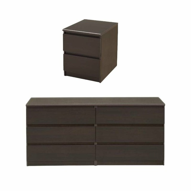 3 Piece Set With 6 Drawer Chest And 2 Nightstand Set In Cherry For Sale Online Ebay