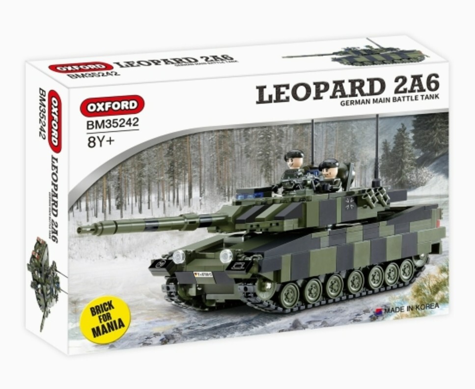 Oxford LEOPARD 2A6 German Main Battle Tank BM 35242 Military Brick