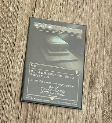 Magic the Gathering Herr der Ringe Balin s Tomb Ancient Tomb Foil