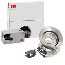 NK Satz Bremsen Bremsscheiben Voll hinten + Bremsbeläge für Fiat Croma 194 194 