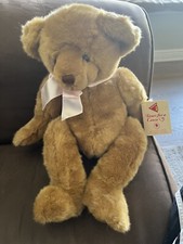 Vintage Applause 2003 Teddy Bear Susan G Komen Cancer Foundation NWT And Pin  