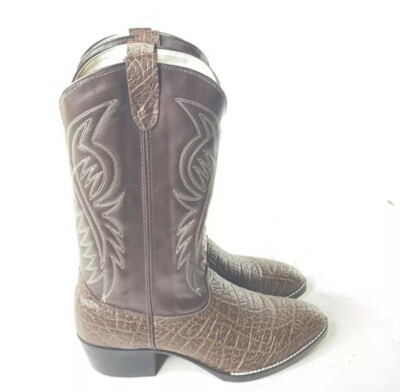 Gently Used Bronco Faux Leather Cowboy Boots Sz 10D Bronco cowboy boots mens - Gem main image 2