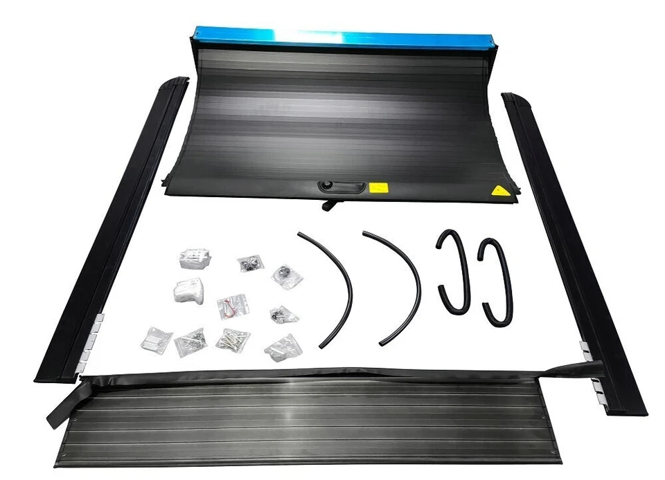 Se adapta a VW Amarok 2011-2020 Canyon retráctil camión duro plataforma cubierta Tonneau Foto 2 de 4