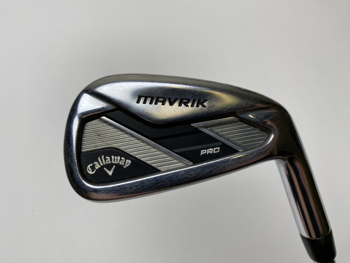 Left-Handed Callaway Mavrik Pro Pitching Wedge Stiff Steel Shaft Callaway Grip Left-Handed Callaway Mavrik Pro Pitching Wedge Stiff Steel Shaft Callaway Grip
