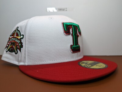 Myfitteds 59FIFTY Texas Rangers 1995 Castrol Tom's Supra White Red Green 7 1/8