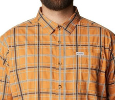 NWT Columbia Vapor Ridge III Long Sleeve Plaid Shirt Men's Small Button Up
