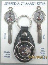 Plymouth Road Runner Deluxe Classic White Gold Keys Set 1971 1972 1973 1974 1975