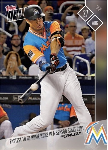 2017 Topps Now 525 Giancarlo Stanton