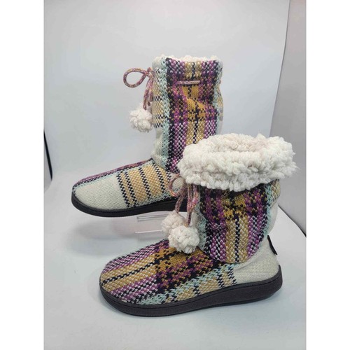 MUK LUKS Women's Gladys Slippers Size M 