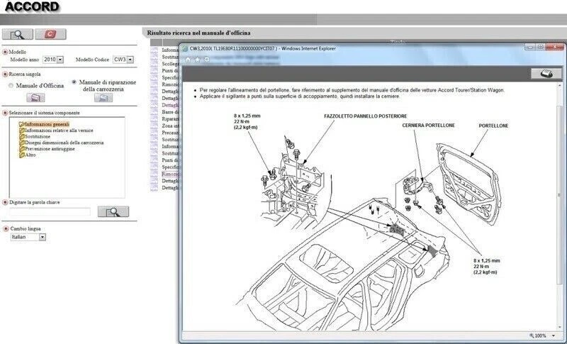 Honda Accord (2009-->) Manual De Taller Para Todos Los Sistemas Win/Mac En DVD - Imagen 4 de 4
