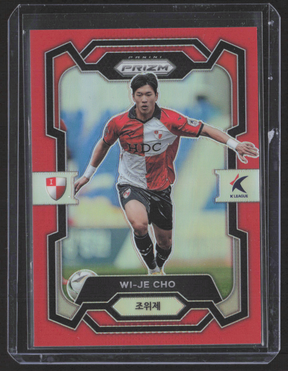 2024 Prizm K-League Soccer Wi-Je Cho Red /99 Busan IPARK