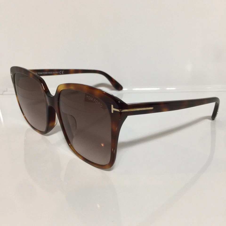 Новые большие пластиковые женские солнцезащитные очки Tom Ford Faye-02 TF788-F 53F Havana 58 мм - Изображение 2 из 4
