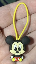 Mickey Mouse PVC Shoe, Purse, Zipper  Keychain Tag Charm Attachment 