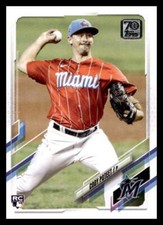 2021 Topps Update  Cody Poteet #US108 Miami Marlins Rookie