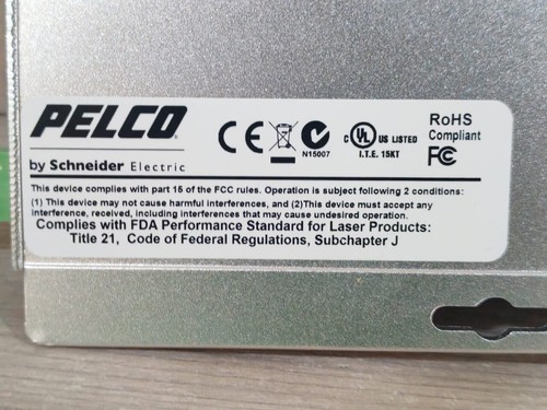 PELCO BY SCHNEIDER ELECTRIC FMCI-PF2 MEDIA CONVERTER-SFP 100M 2CH -W/ FILTHY BOX - Picture 10 of 14