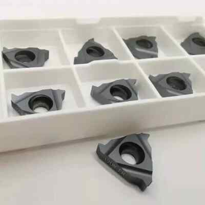 10PCS 16ER 12UN LDA Indexable CNC Lathe Threaded Carbide Insert For P.M.K