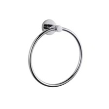 Bagno Nera Stainless Steel Towel Ring in Chrome Free Shipping New