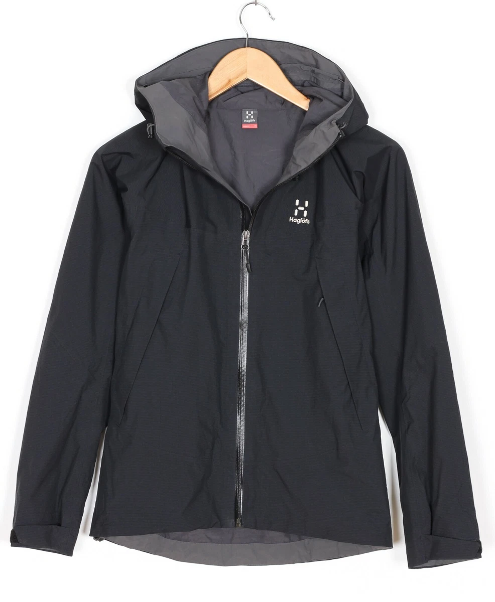 HAGLOFS ZODIAC GORE TEX Jacket Women Size XS Hooded Waterproof Outdoor MJ3084