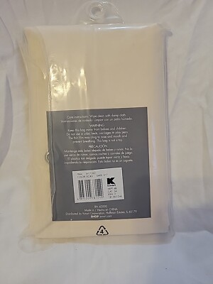 Essential Home Ecru/White 100% PEVA 5 Gauge Medium Weight Shower