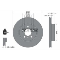Textar 2X Bremsscheibe Vorne Ø325 Mm InnenbelüFtet Beschichtet FüR BMW X3 E83
